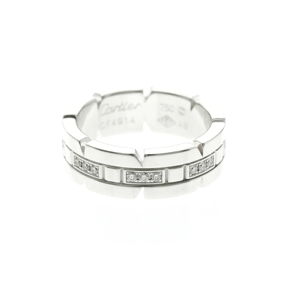CARTIER 18k Silver Diamond Ring